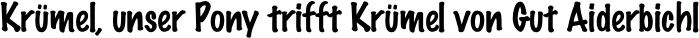 Krümel, unser Pony trifft Krümel von Gut Aiderbichl